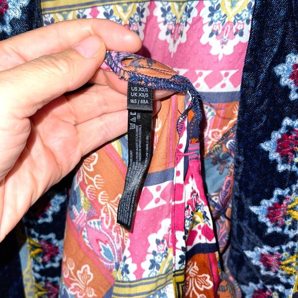 Anthropologie Multicolor Patterned Robe - Picture 6 of 8